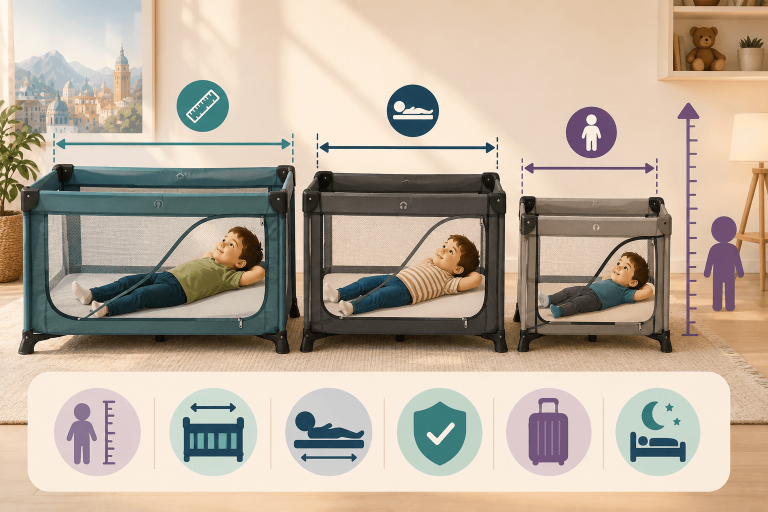 Travel Cribs for Tall Toddlers: More Sleep Space Without Ignoring Height Limits