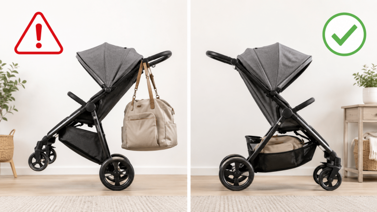 Is It Safe to Hang a Diaper Bag on a Stroller Handle?