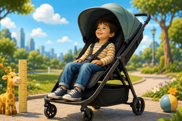 Strollers for Tall Toddlers: Backrest Height, Legroom and Real Fit