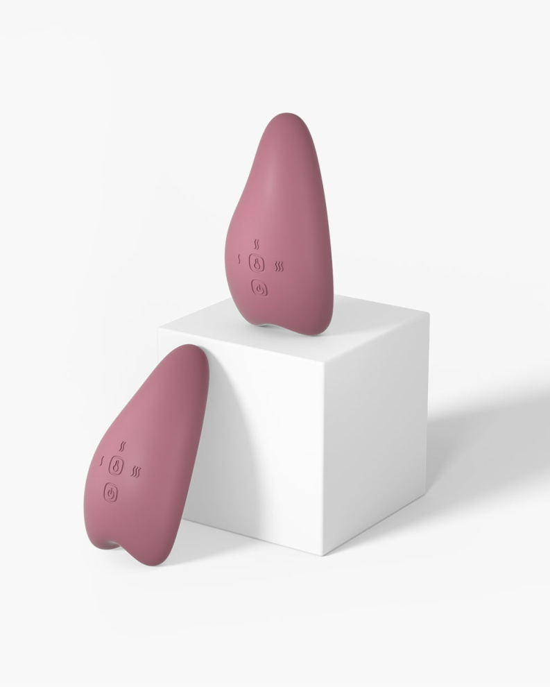 Double 2-in-1 Warming & Vibrating Chest Massager