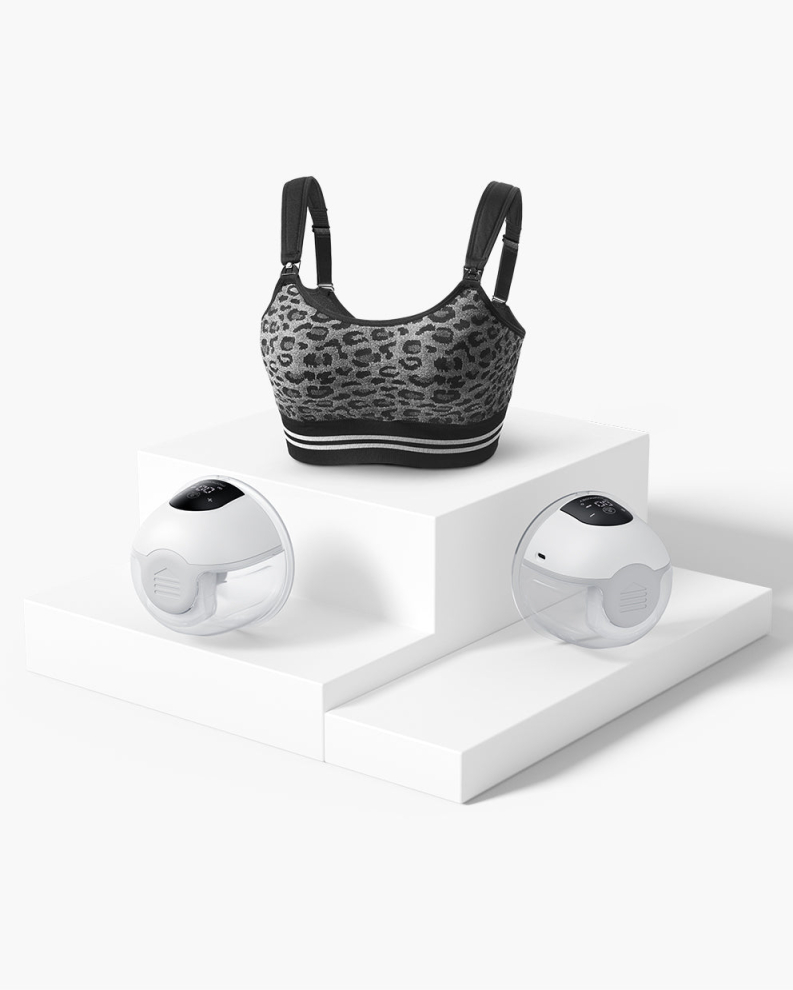 DEX Combo: M1 Double Wearable Breast Pump & Supermom Bra