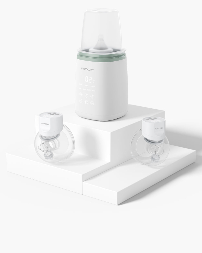 S12 Warmer Bundle: Double S12 Pro Wearable Breast Pump and 6-in-1 Fast Baby Bottle Warmer