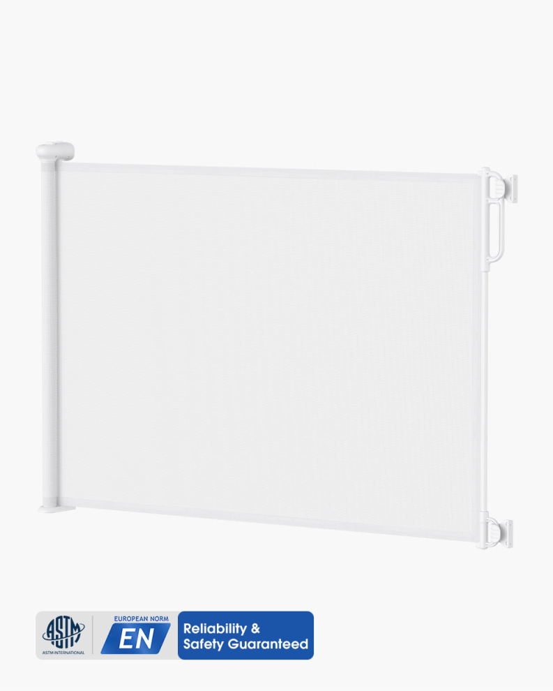 Eco-Friendly & Childproof Retractable Baby Gate