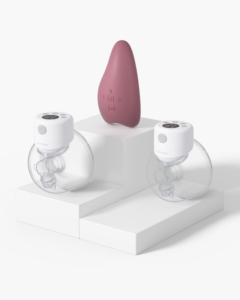 S12 Massage Bundle: Double S12 Wearable Breast Pump and One Chest Massager
