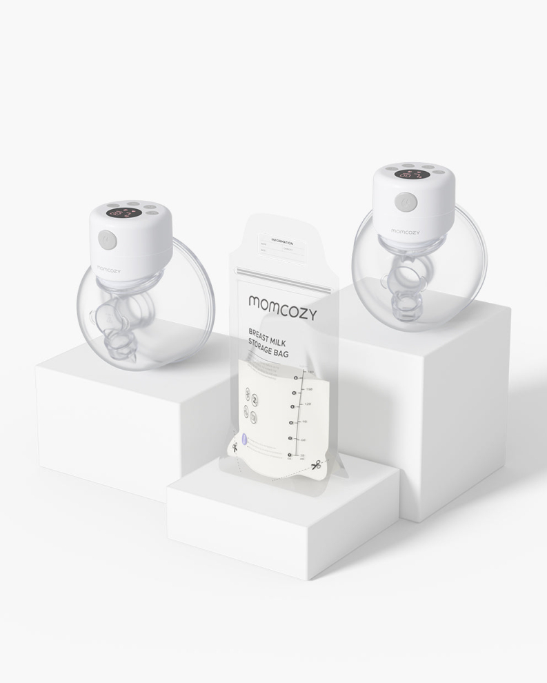 S12 Bag Bundle: Double S12 Wearable Pump and 120 Count Breastmilk Storage Bags