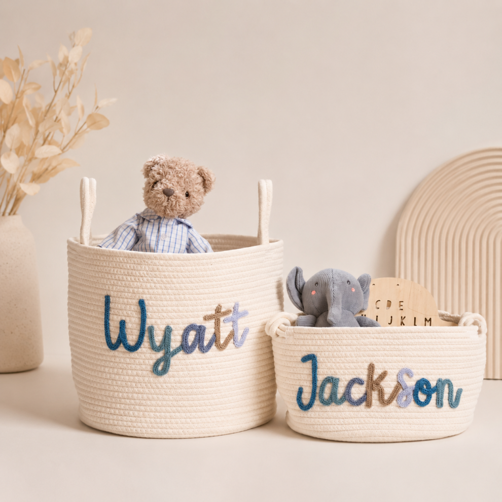 Personalized Baby Gift Basket – S