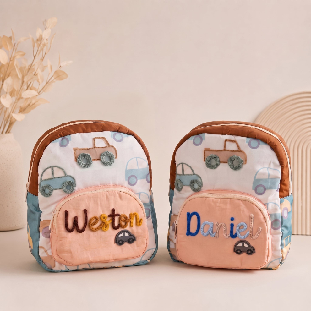 Personalized Kids Car Backpack – Bag