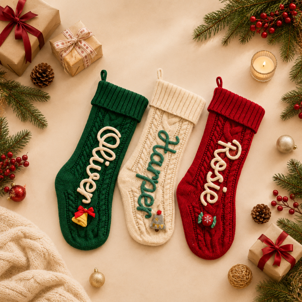 Personalized Christmas Stocking – Green