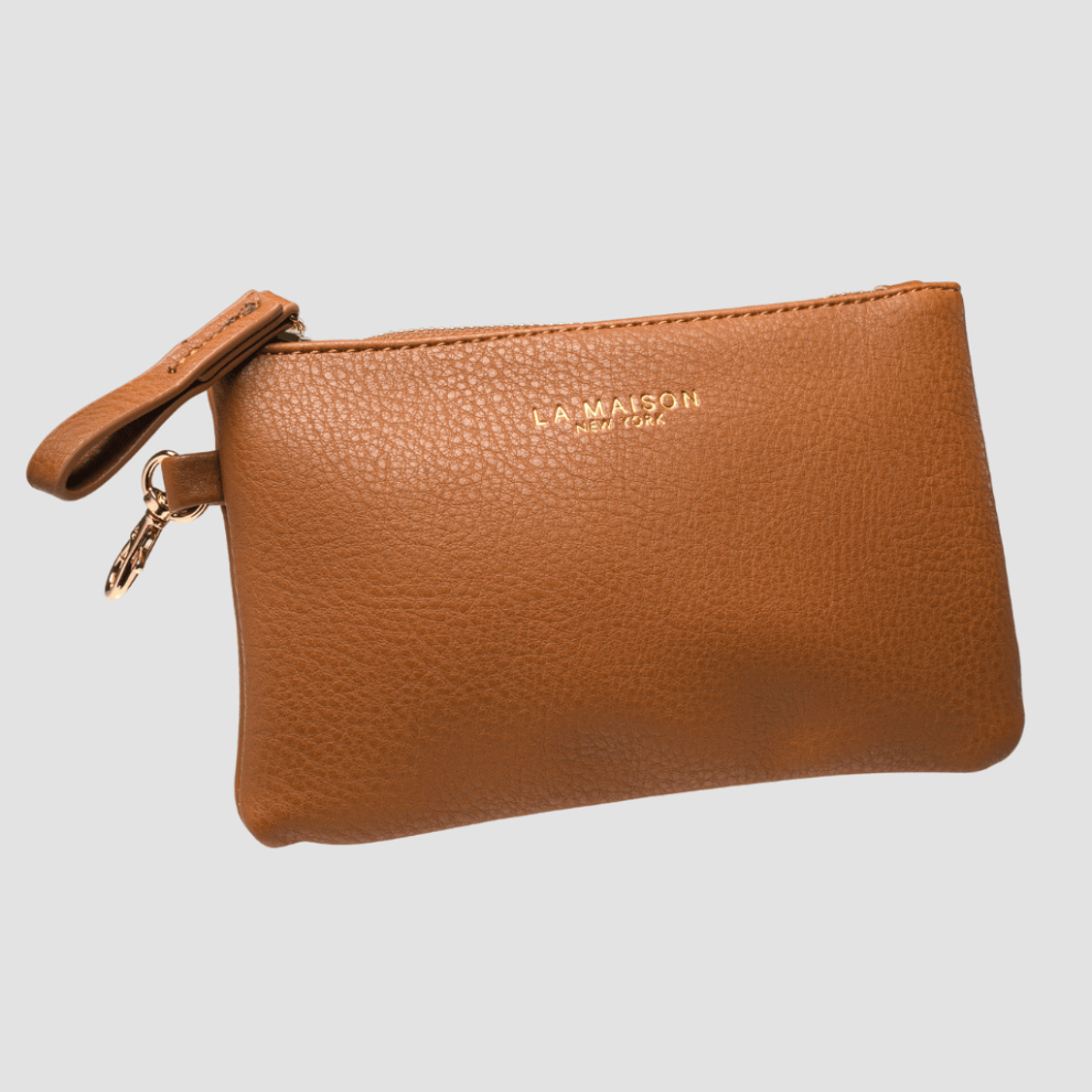 Leather Pouch - La Maison - Brown