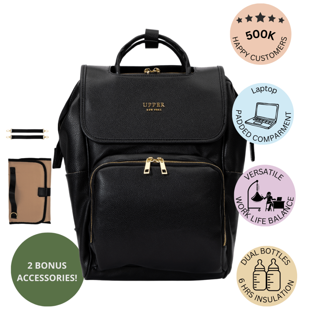 La Madison II- The Travel Backpack (21L) - Black