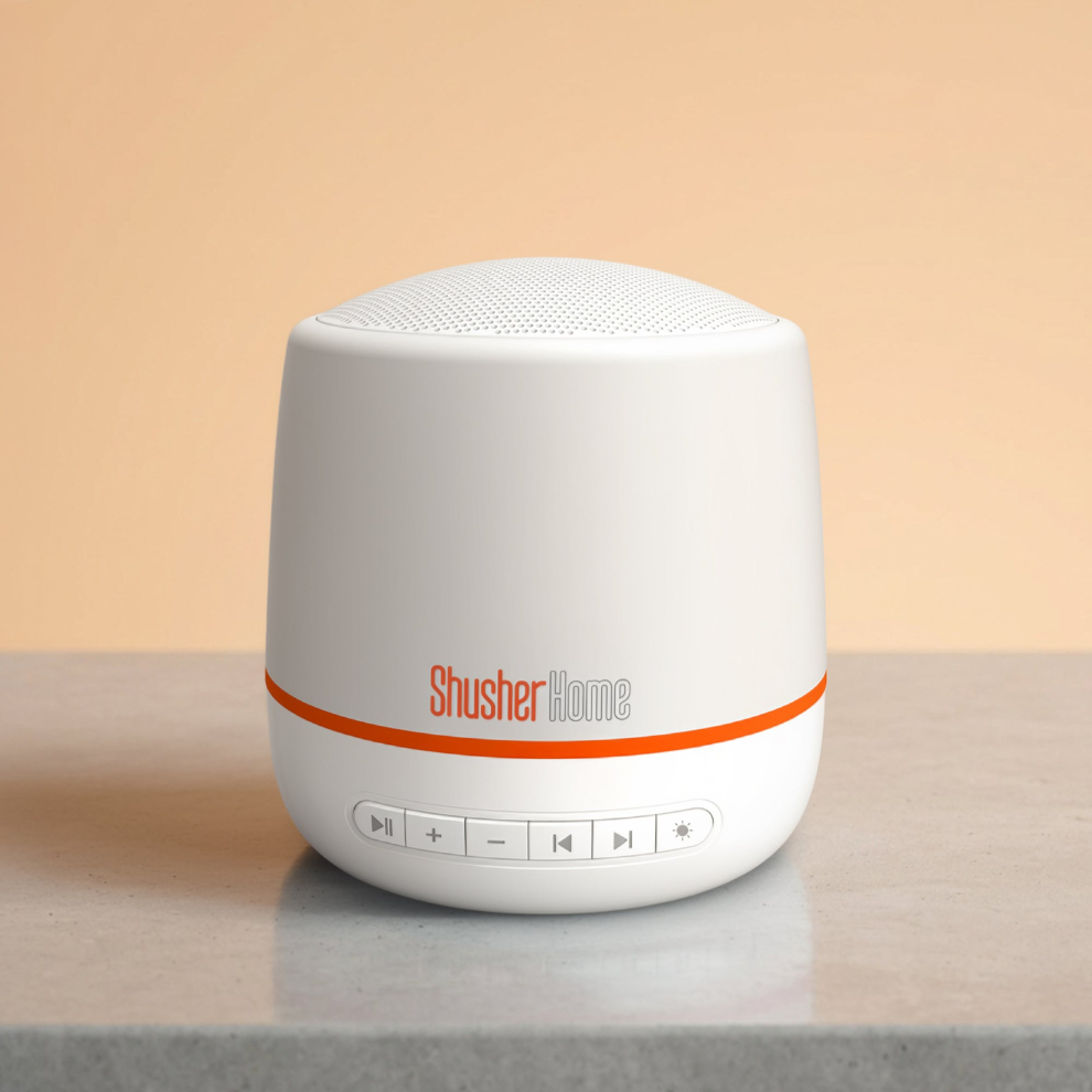 Home Smart Sound Machine – Dual Sound Blending, Sleep-Safe Light & App Control for Better Sleep