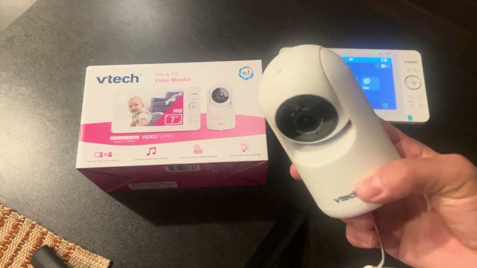 VTech 7-inch monitor: picture quality and first setup